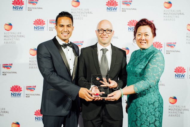 Participating in the Australian Multicultural Marketing award 2015